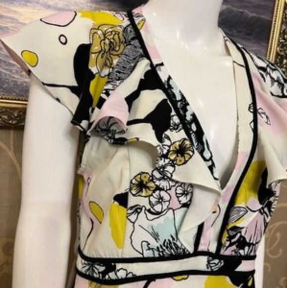 ASOS River Island floral dress UK size 10 EUR size 36 - Picture 3 of 14